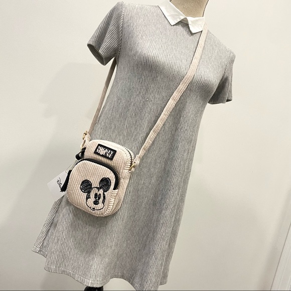 Disney Mickey Mouse Crossbody Phone Bag Pouch Purse - Picture 2 of 11